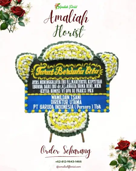 Papan Bunga Duka Margo Tabir